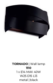 картинка Современные бра Бра ZUMALINE Tornado 1110