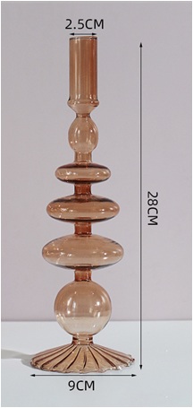 картинка Декор Подсвечник 0502-2021 brown