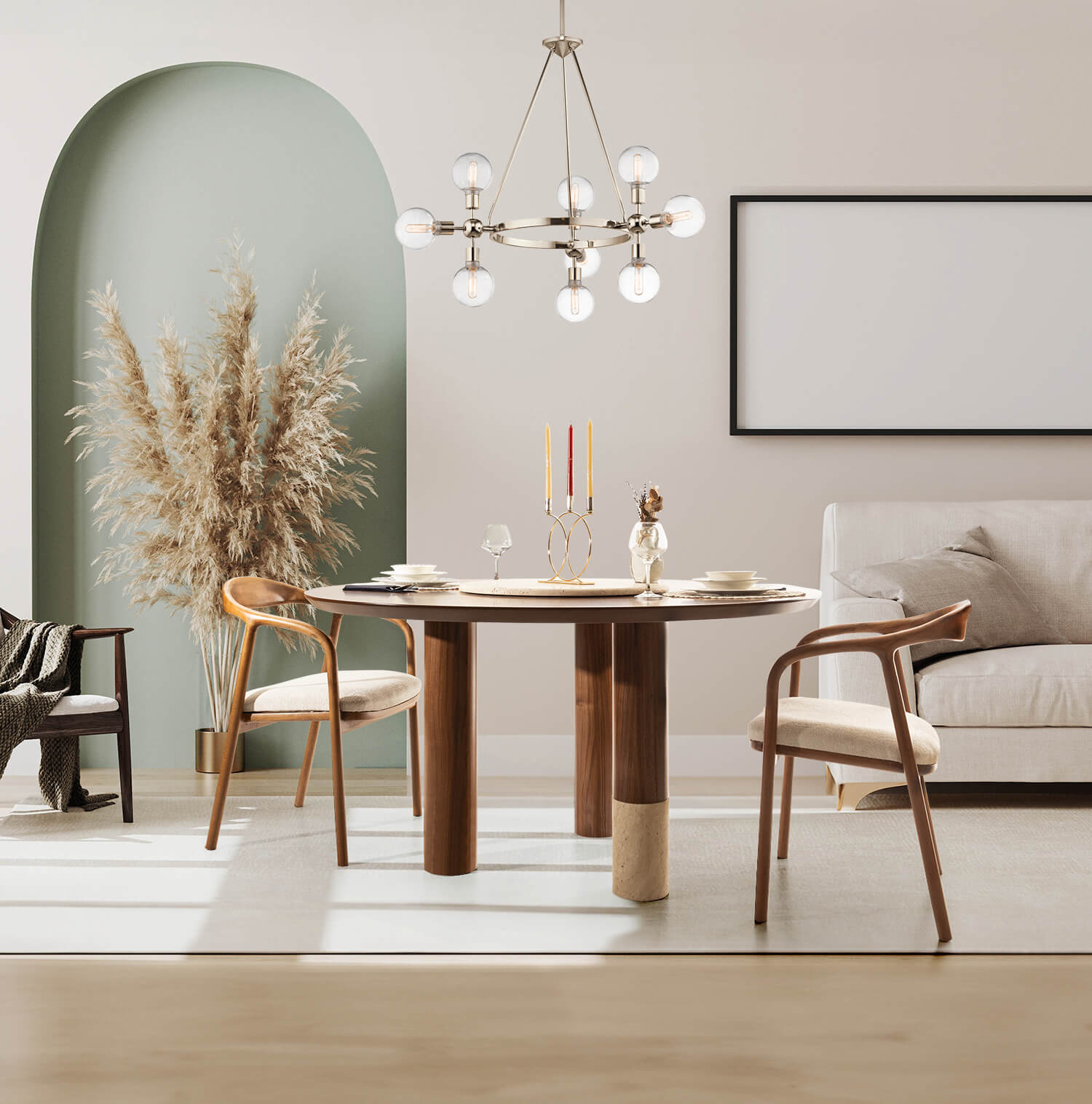 картинка Обеденные гарнитуры Стол обеденный TOGO Glamour DINING TABLE