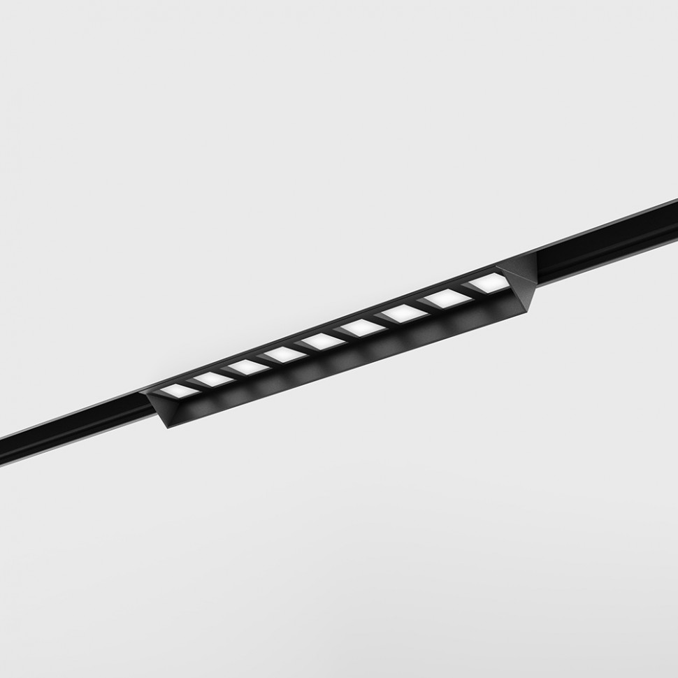 картинка Трековые светильники Светильник трековый линейный LTX IN_LINE WALL WASHER 205, L205mm, W24,5mm, H59mm, LED 10W, 4000К, черный (06.2055.10.940.BK)