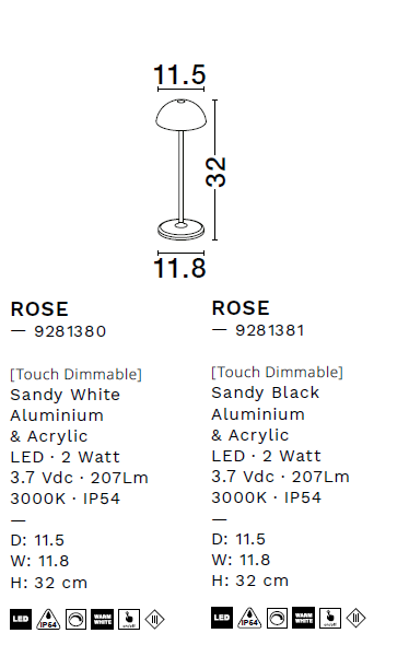 картинка Уличные столбики Уличный столбик NOVA LUCE Rose 9281380