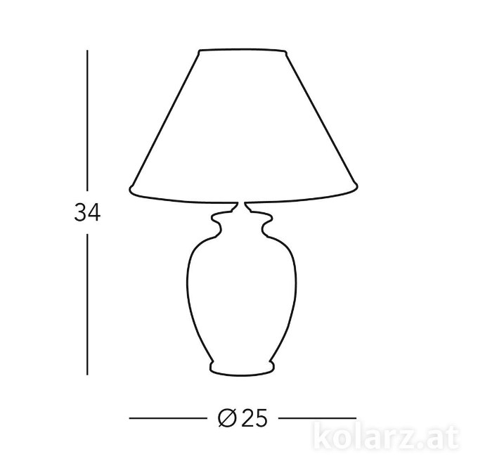 картинка Настольные лампы с абажуром Настольная лампа Kolarz Giardino Bordeaux 0014.73S.7