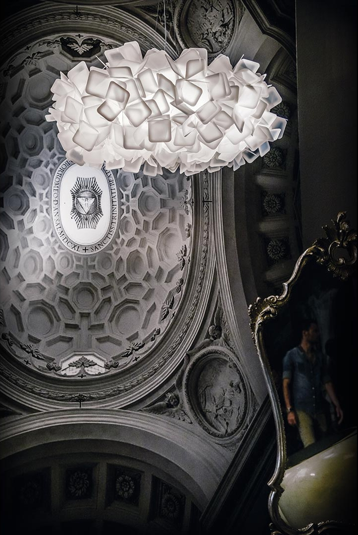 картинка Современные подвесные светильники Подвесной светильник SLAMP Clizia CLISL00WHT01T00000EU