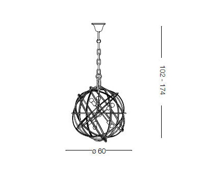 картинка Современные подвесные светильники Подвес Ideal Lux Konse 156026 SP6