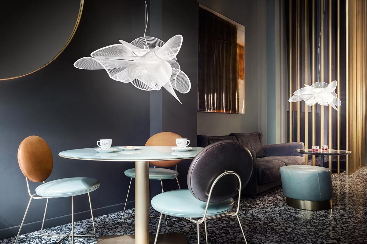 картинка Современные подвесные светильники Подвесной светильник SLAMP La belle étoile L ETOSL00WHT01T00LEDEU