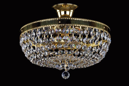 картинка Припотолочные светильники Люстра хрустальная Artglass GERTA DIA 350 POLISHED CE