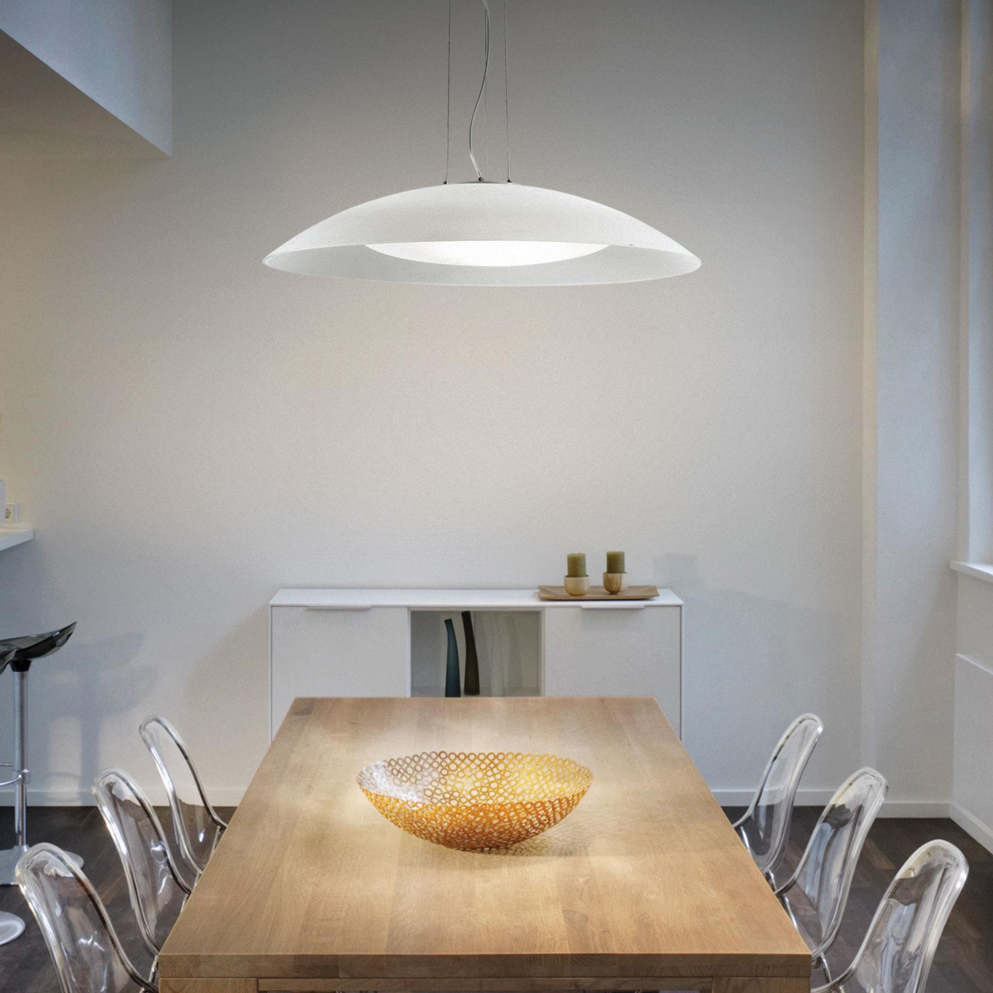 картинка Современные подвесные светильники Подвес Ideal Lux Lena 052786 SP3 D74 Bianco