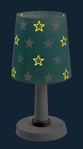 картинка Для детей Настольная лампа Dalber Green Stars 81211H