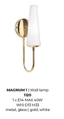 картинка Современные бра Бра ZUMA LINE Magnum 1 1120