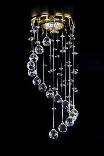 картинка Хрустальные светильники Врезной светильник Artglass Spot 22 chaos CE A251901