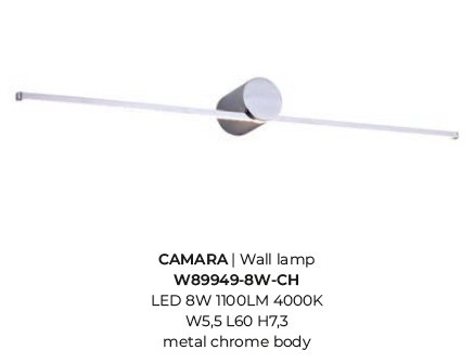 картинка Подсветки для картин Бра ZUMA LINE Camara W89949-8W-CH