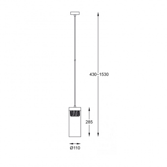 картинка Современные подвесные светильники Подвес Zuma Line Gem P0389-01D-0FD2