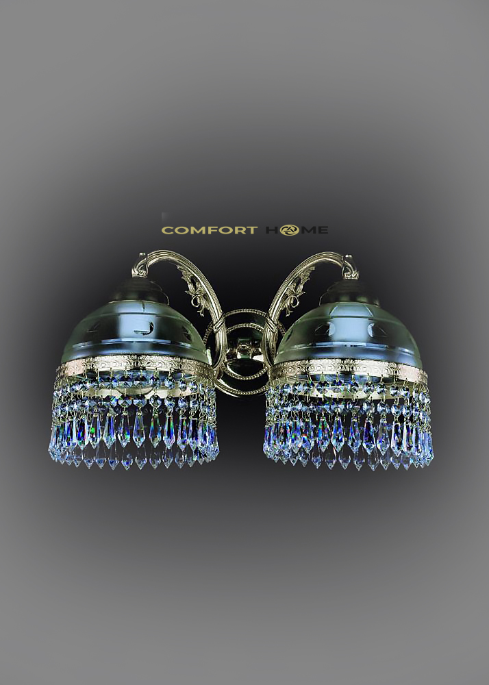 картинка Хрустальные бра Бра хрустальное ArtGlass KARAT II. (POLISHED, BRASS ANTIQUE, WHITE GOLD, MATT BRASS) CE