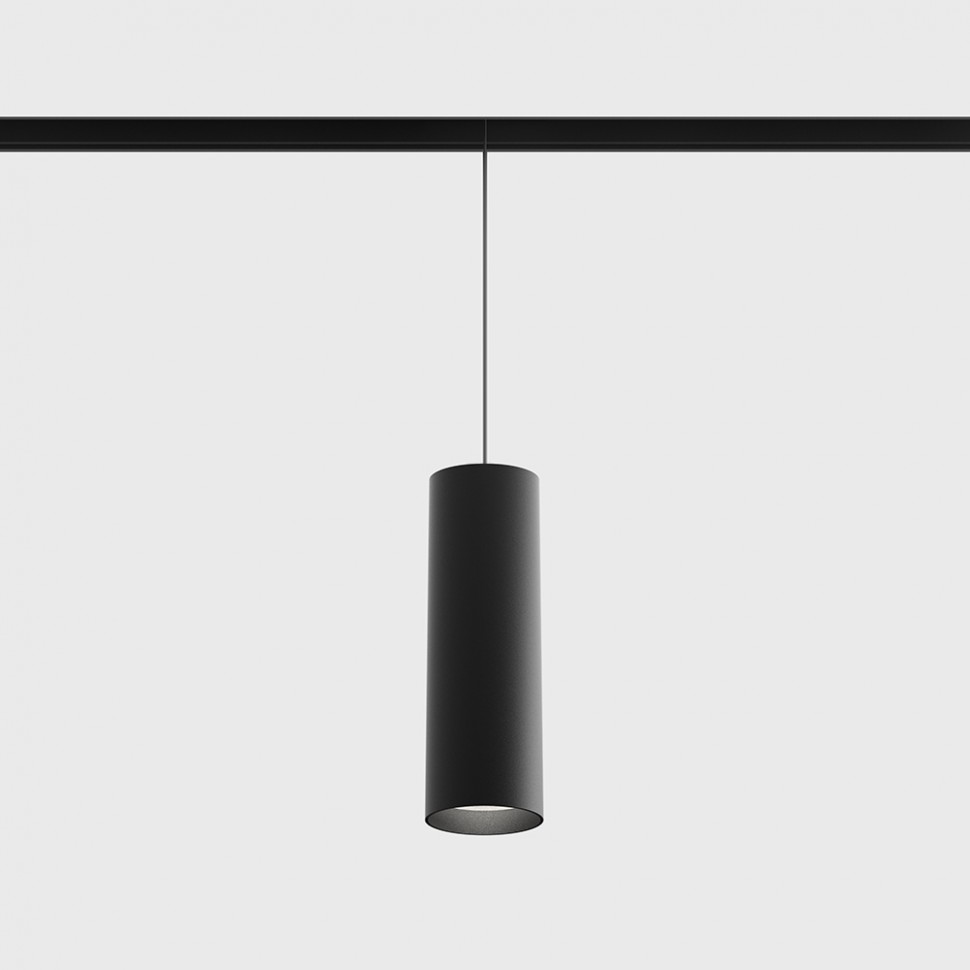 картинка Трековые светильники Светильник трековый LTX IN_LINE TUB M P 200, D52mm, H200mm, LED 19W, 4000К, черный (06.0521.19.940.BK)