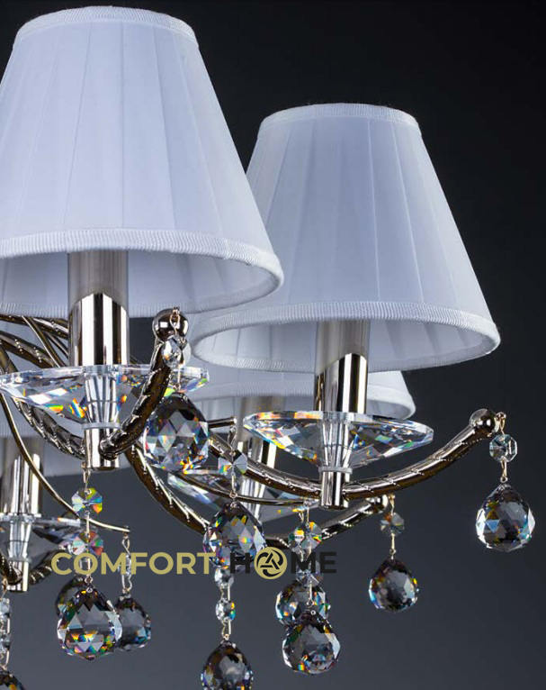 картинка Хрустальные люстры Хрустальная люстра ArtGlass CHANTAL III. CE - COLOR + CH 041