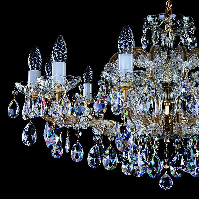 картинка Хрустальные люстры Люстра хрустальная Artglass MARIA TEREZIA 24 CE - COLOR