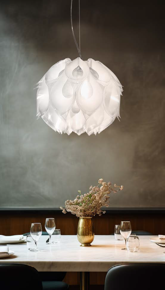 картинка Современные подвесные светильники Подвесной светильник SLAMP Flora FLOSM00WHT01T00000EU