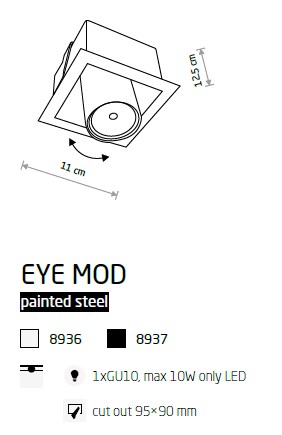 картинка Врезные Врезной светильник Nowodvorski Eye Mod 8937