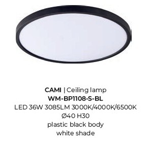 картинка Светодиодные Потолочный светильник ZUMA LINE Cami WM-BP1108-S-BL