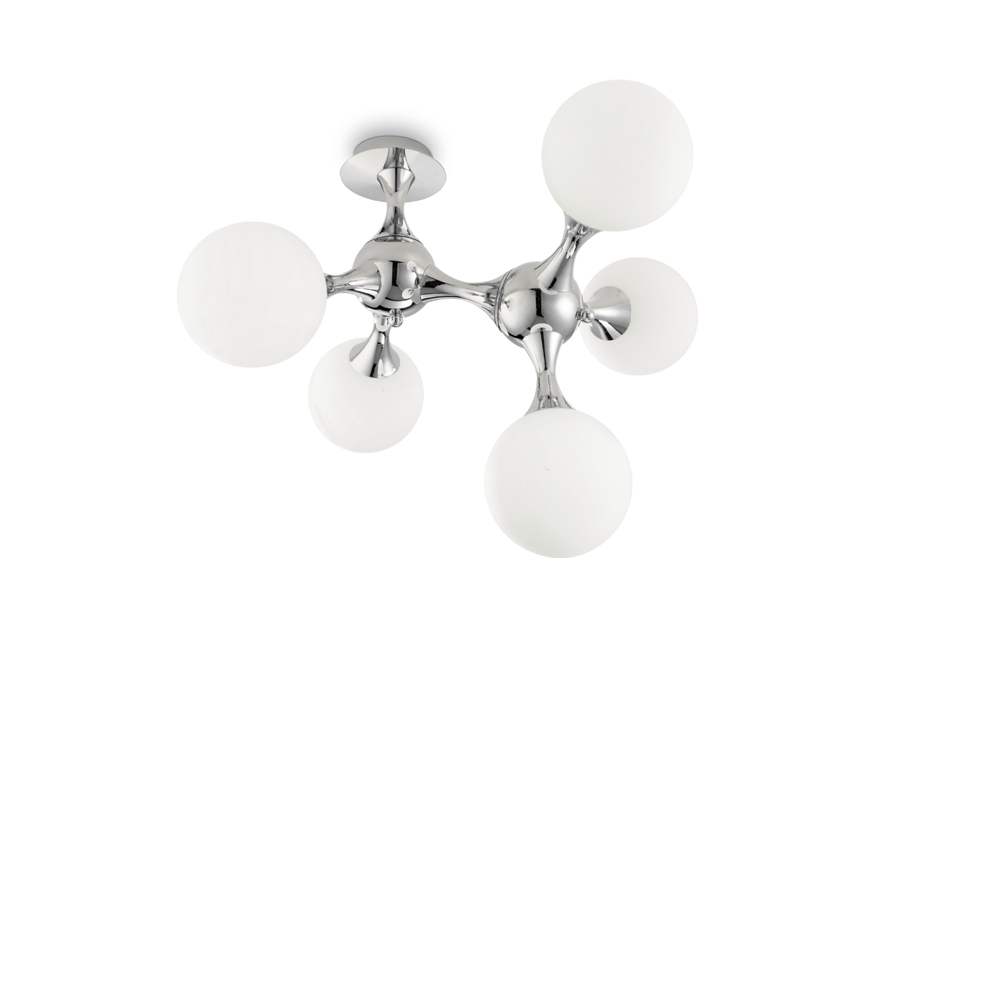 картинка Современные Светильник потолочный Ideal Lux Nodi 073712 PL5 Bianco 