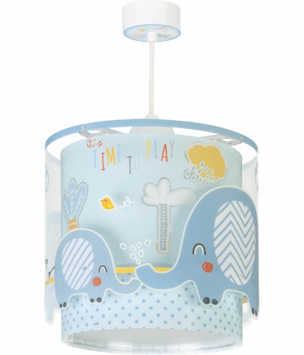 картинка Для детей Детская люстра Dalber LITTLE ELEPHANT BLUE 61332T