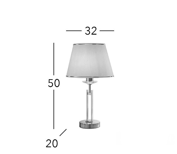картинка Классические настольные лампы Настольная лампа Kolarz IMPERIAL 330.71.8C