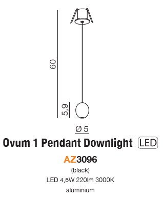 картинка Врезные Врезной светильник AZZARDO Ovum AZ3096