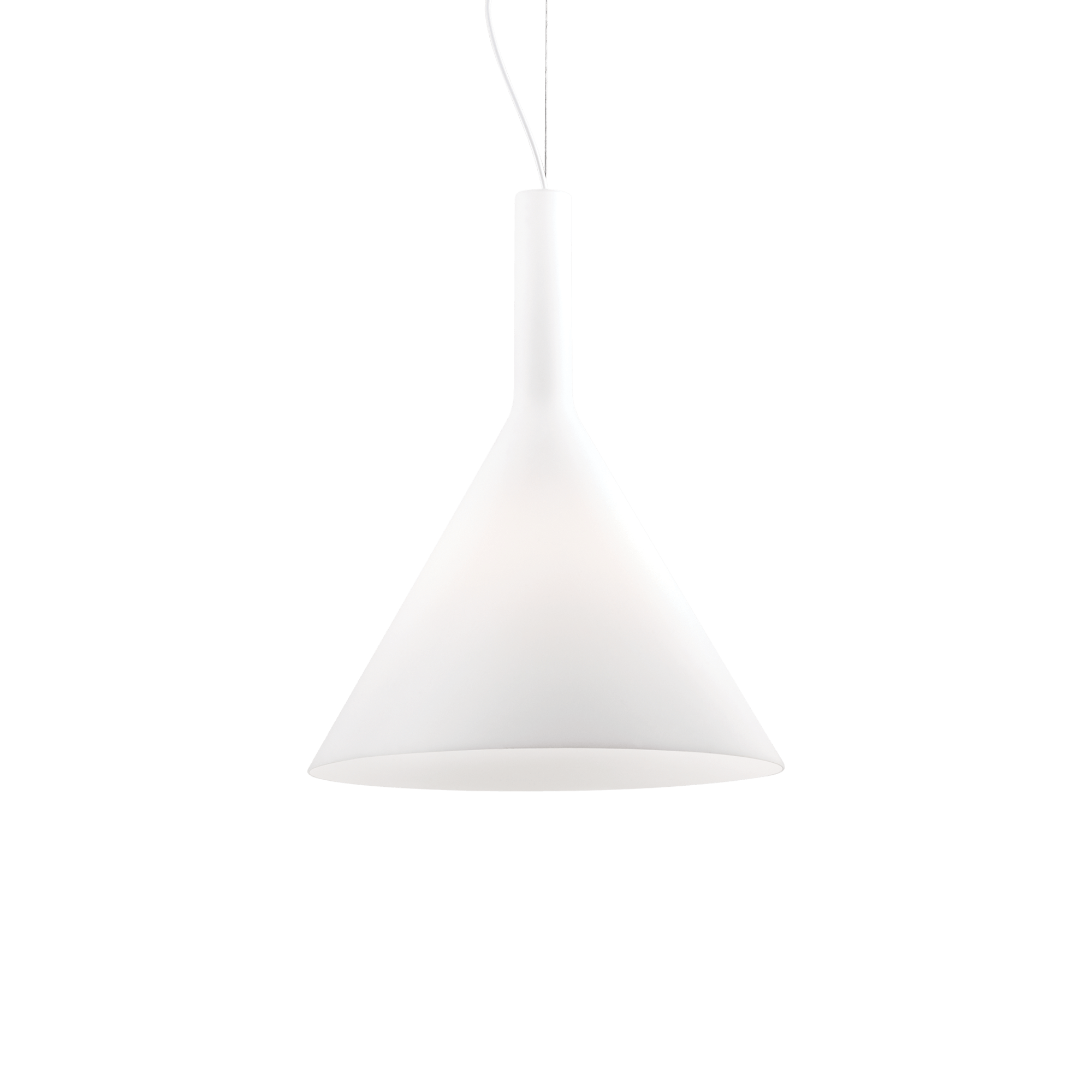 картинка Современные подвесные светильники Подвес Ideal Lux Cocktail 074313 SP1 Big Bianco