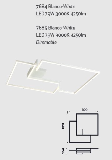 картинка Припотолочные светильники Потолочный светильник MANTRA Boutique 7685 dimmable