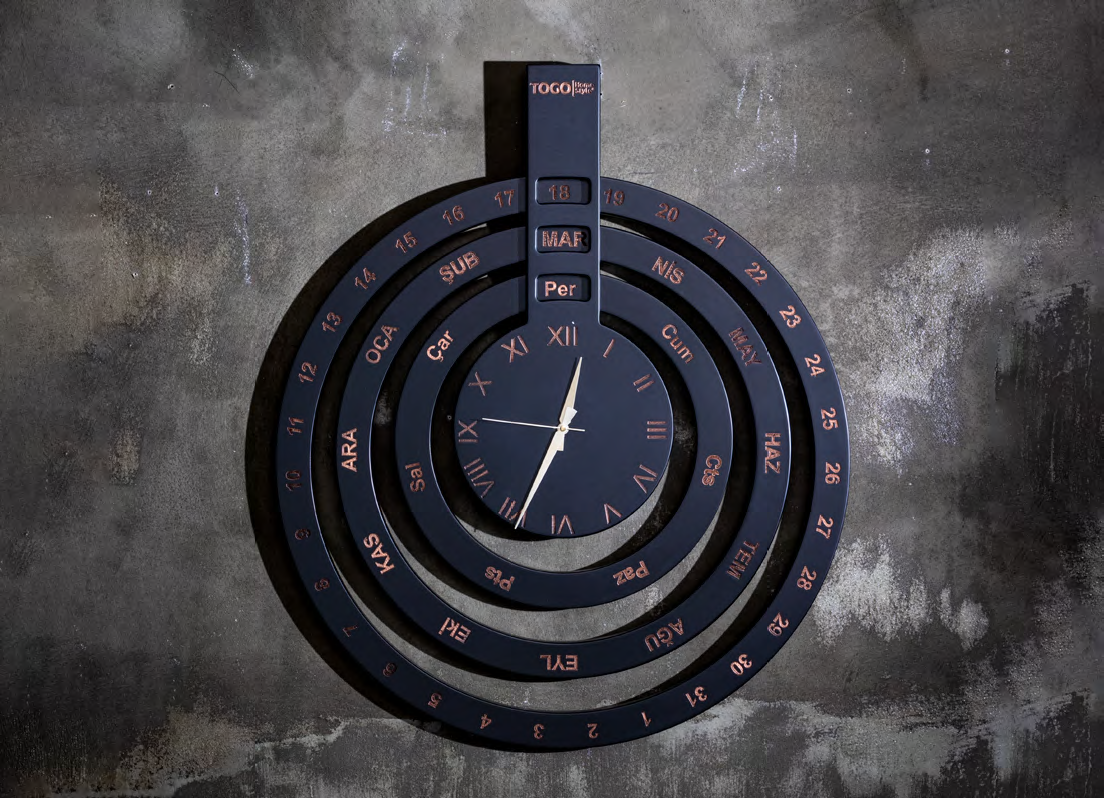 картинка Декор Настенные часы TOGO Times Watch 