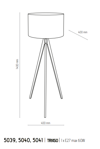 картинка Торшеры с абажуром Торшер TK Lighting Treviso 5039