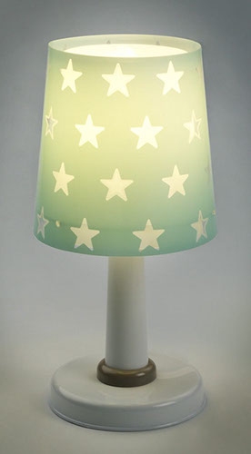 картинка Для детей Настольная лампа Dalber Green Stars 81211H