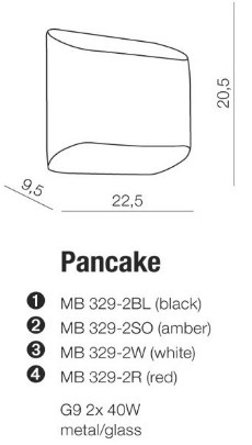 картинка Современные бра Бра Azzardo white Pancake AZ0114
