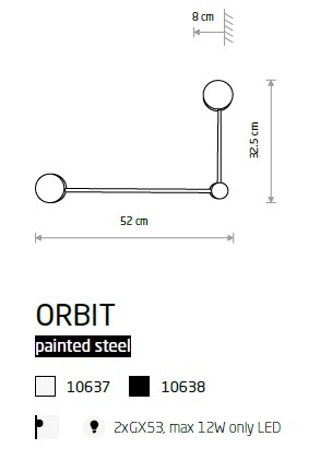 картинка Современные бра Бра Nowodvorski Orbit 10637
