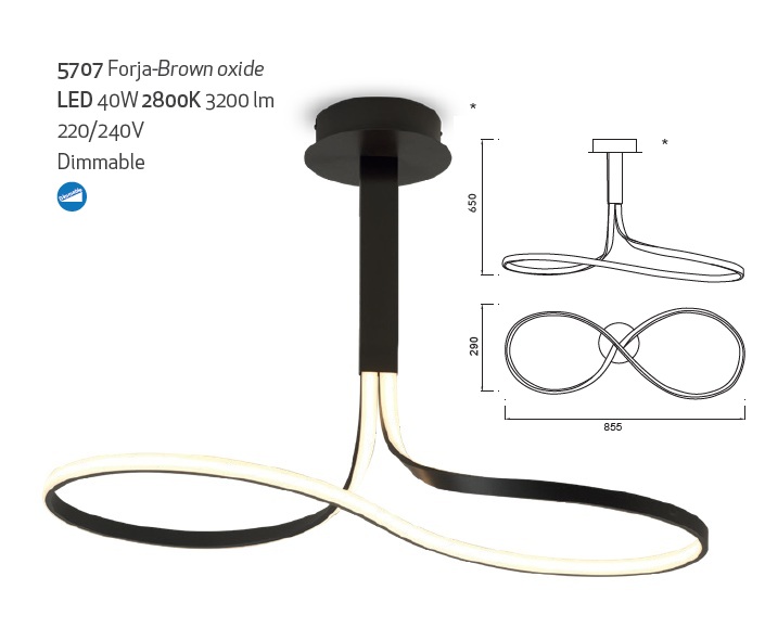 картинка Светодиодные люстры Люстра MANTRA Nur 5707 Dimmable