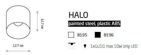 картинка Накладные светильники Накладной светильник Nowodvorski Halo 8196