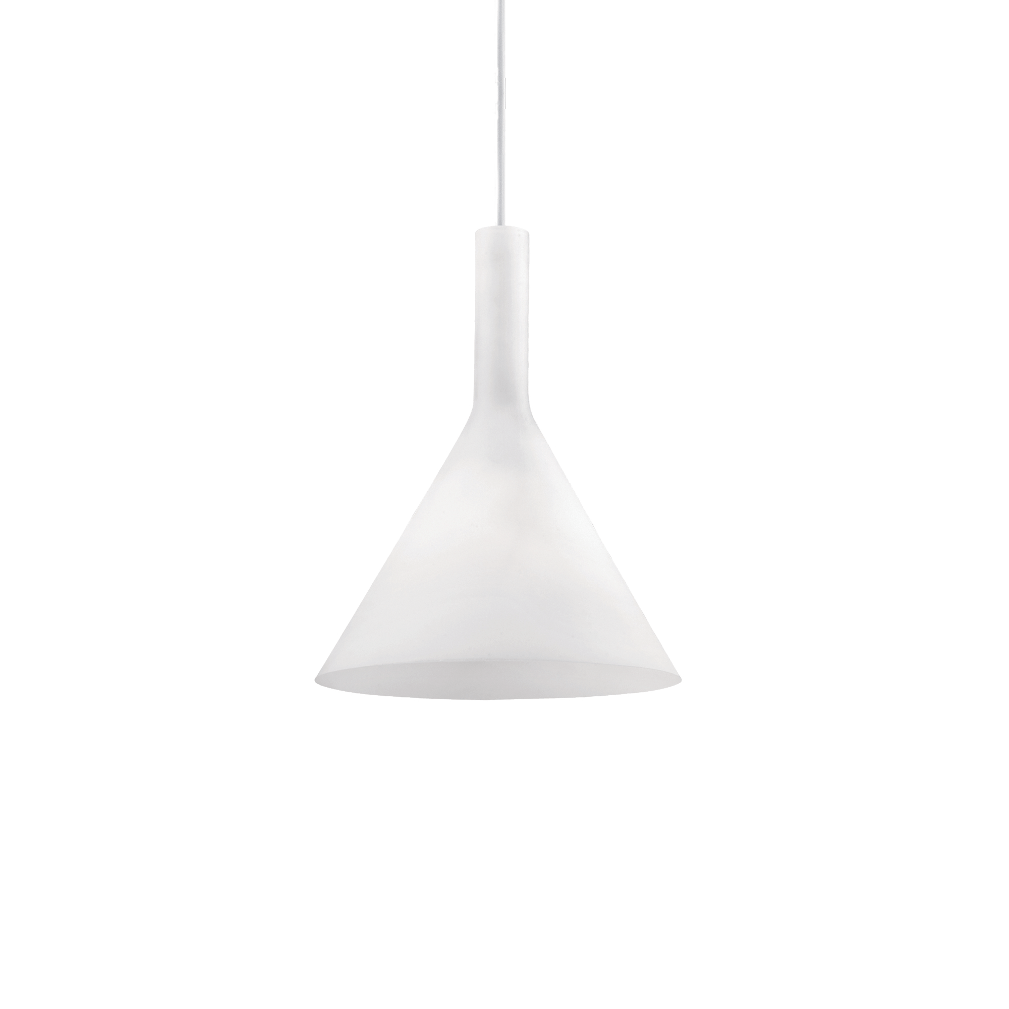 картинка Современные подвесные светильники Подвес Ideal Lux Cocktail 074337 SP1 Small Bianco