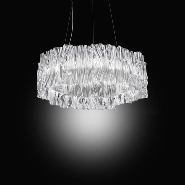 картинка Современные подвесные светильники Подвесной светильник SLAMP Accordeon ACRSM00WHT01T0030KEU