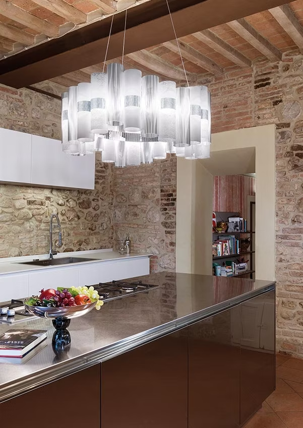 картинка Современные подвесные светильники Подвесной светильник SLAMP La lollo L LALSL00WHT01T00NMTEU