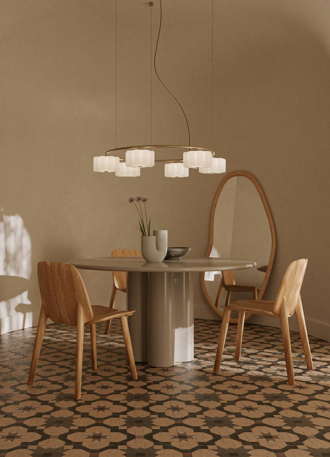 картинка Современные подвесные светильники Подвесной светильник AROMAS Flow C1339/6