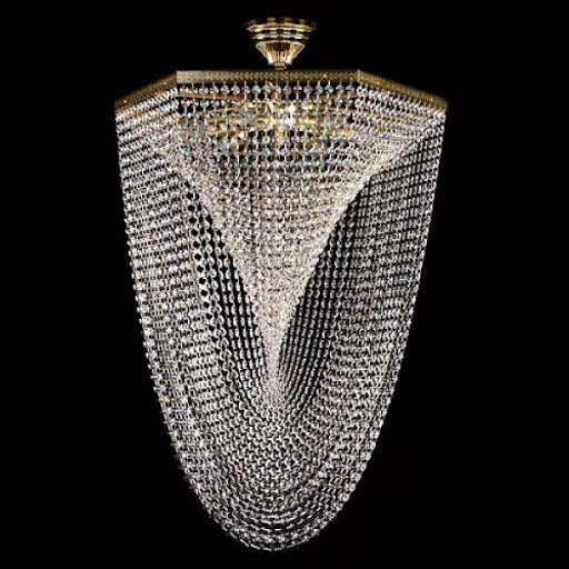 картинка Хрустальные люстры Люстра хрустальная Artglass CARLISLE (POLISHED, BRASS ANTIQUE, WHITE GOLD, MATT BRASS) CE