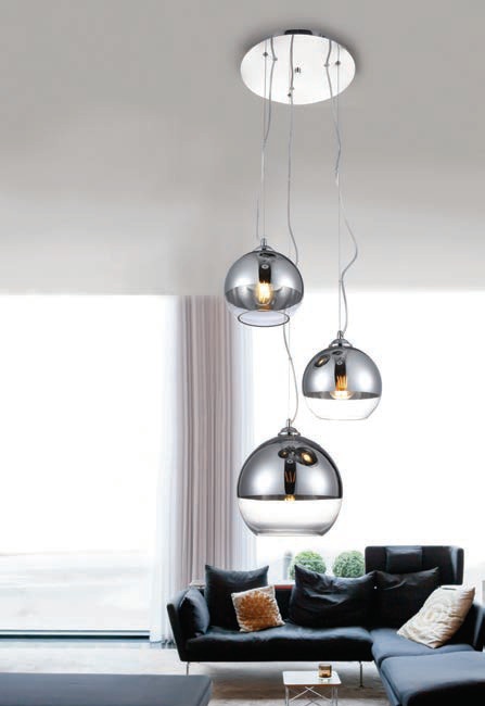 картинка Современные подвесные светильники Подвесной светильник AZZARDO Silver ball AZ4750