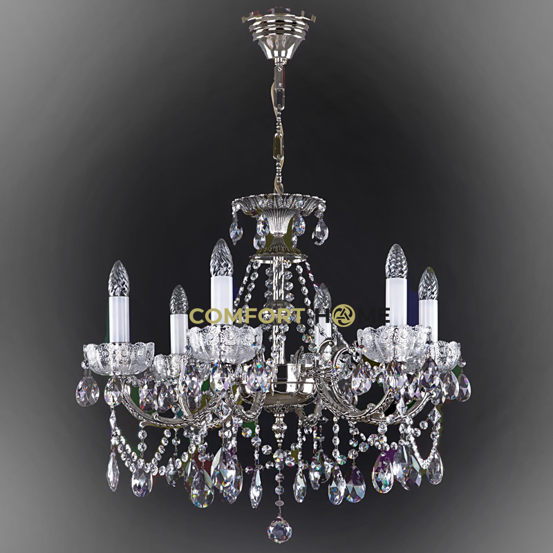 картинка Хрустальные люстры Хрустальная люстра ArtGlass A 0006/06/30 NICKEL CE