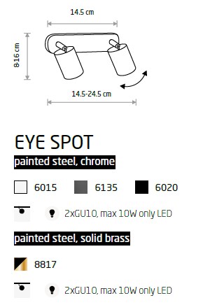 картинка Современные Потолочный светильник Nowodvorski Eye Spot 6135