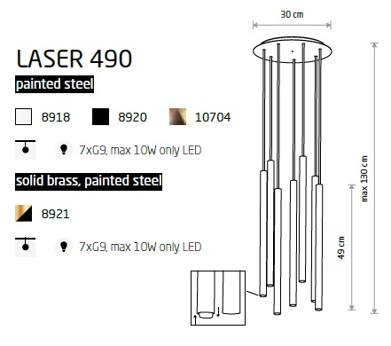 картинка Современные подвесные светильники Подвесной светильник Nowodvorski Laser 490 8920