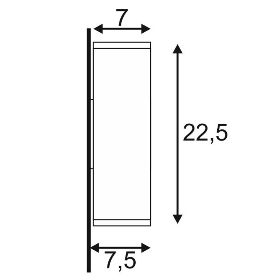 картинка Уличные настенные светильники Настенный светильник SLV 229532 Theo Up-Down Out