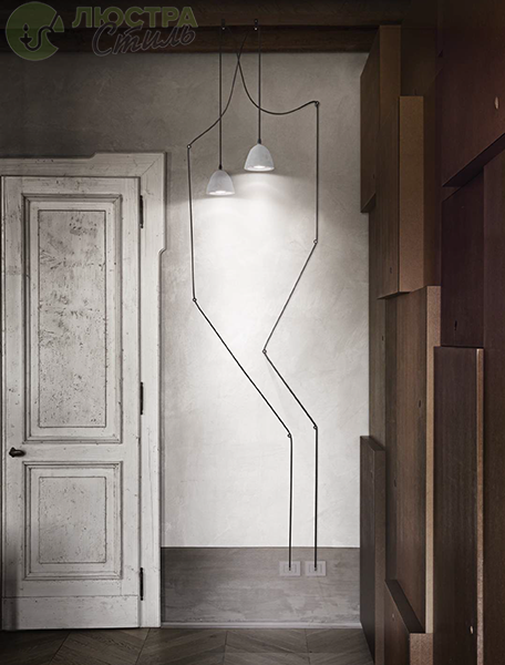 картинка Современные подвесные светильники Подвес Ideal Lux Oil-5 129082 SP1 Cemento 
