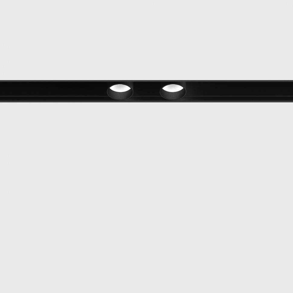 картинка Трековые светильники Светильник трековый LTX IN_LINE TUB XS A 22 X2, D22mm, H23mm, LED 2х2W, 3000К, черный (06.2221.4.930.BK)