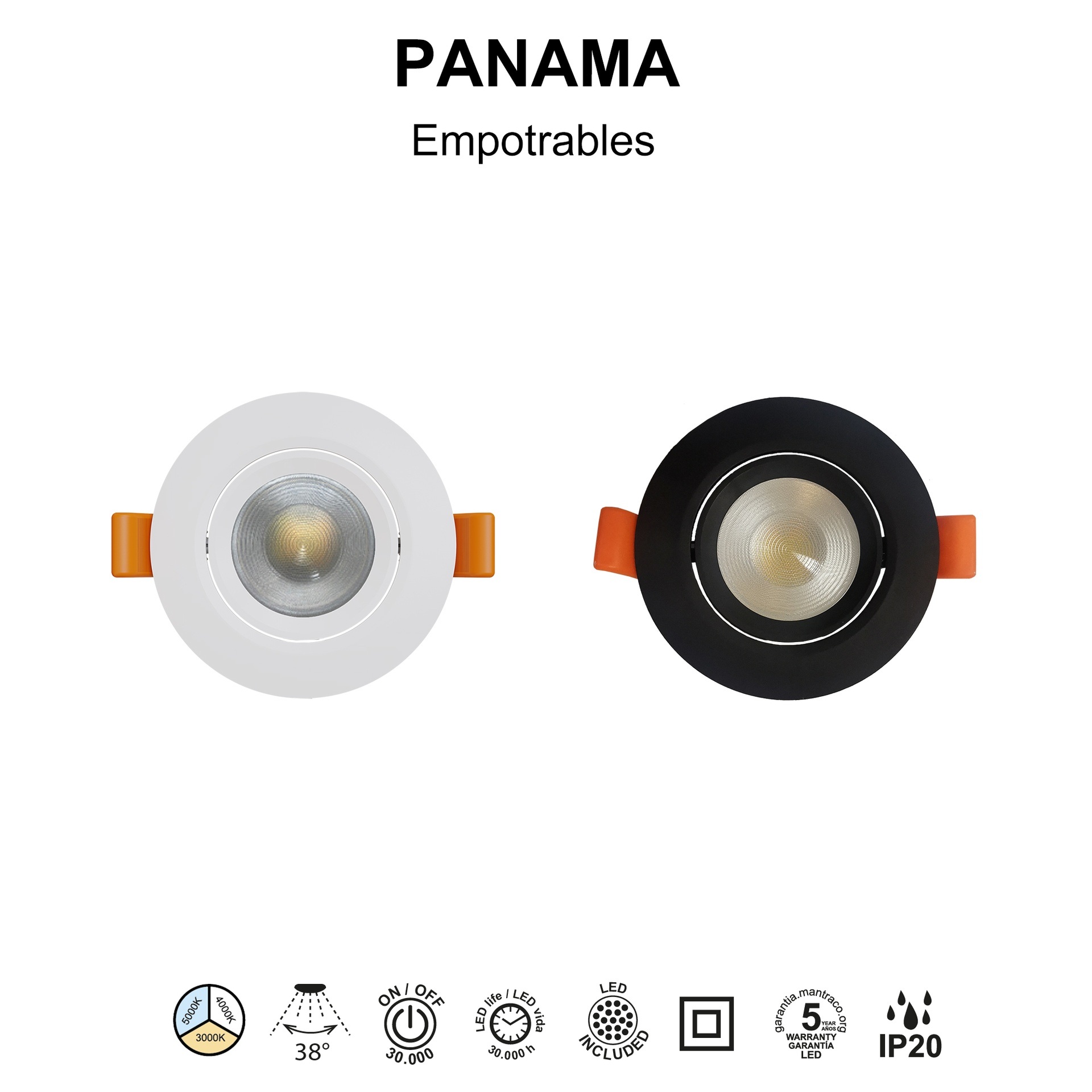 картинка Врезные Врезной светильник MANTRA Panama 8762