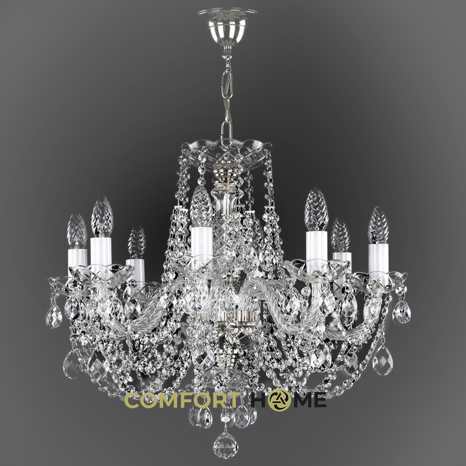 картинка Хрустальные люстры Хрустальная люстра ArtGlass ANDULA X. SHORT - ARMS 195 CE